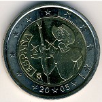 Spain, 2 euro, 2005