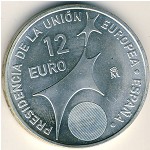 Spain, 12 euro, 2002