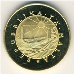 Malta, 50 pounds, 1975