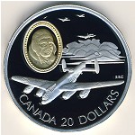 Canada, 20 dollars, 1990