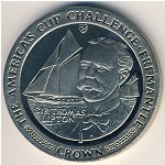 Isle of Man, 1 crown, 1987