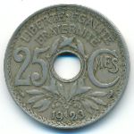 Франция, 25 сентим (1923 г.)