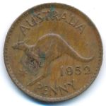 Australia, 1 penny, 1952