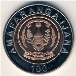 Rwanda, 100 francs, 2007