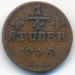Julich-Berg, 1/4 stuber, 1774–1775