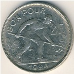 Luxemburg, 2 francs, 1924