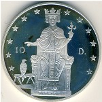 Andorra, 10 diners, 1996