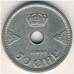 Norway, 50 ore, 1926–1949