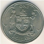Fiji, 1 dollar, 1969–1976