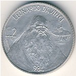 San Marino, 2 lire, 1984