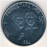 San Marino, 50 lire, 1984