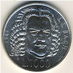 San Marino, 1000 lire, 1985