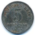 Germany, 5 pfennig, 1921