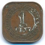 Малайя, 1 цент (1939 г.)