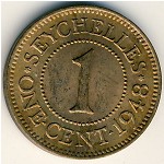Сейшелы, 1 цент (1948 г.)