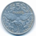 Новая Каледония, 5 франков (1994 г.)