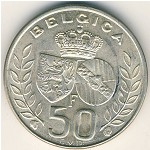 Belgium, 50 francs, 1960