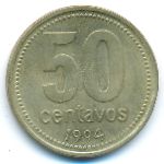 Argentina, 50 centavos, 1994
