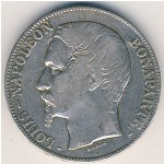 France, 5 francs, 1852