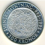 Sweden, 200 kronor, 1995