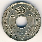 Восточная Африка, 1 цент (1911–1918 г.)