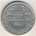 Liberia, 1 dollar, 1961–1962