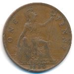 Великобритания, 1 пенни (1930 г.)