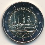 Latvia, 2 euro, 2014