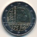 Luxemburg, 2 euro, 2014