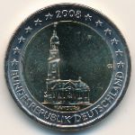Germany, 2 euro, 2008