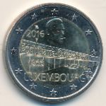 Люксембург, 2 евро (2016 г.)