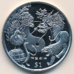 Сьерра-Леоне, 1 доллар (2001 г.)