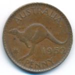 Australia, 1 penny, 1952