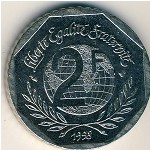 France, 2 francs, 1998