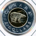 Канада, 2 доллара (1996–2001 г.)