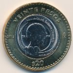Mexico, 20 pesos, 2013