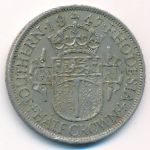 Southern Rhodesia, 1/2 crown, 1947