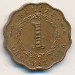 Белиз, 1 цент (1973–1976 г.)