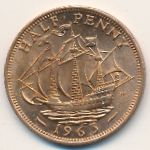 Great Britain, 1/2 penny, 1963