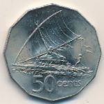 Fiji, 50 cents, 1975–1984