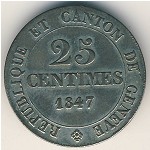 Женева, 25 сентим (1847 г.)