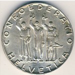 Switzerland, 5 francs, 1941