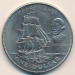 New Zealand, 1 dollar, 1970