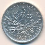 France, 5 francs, 1960–1969