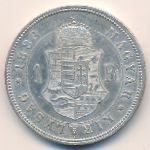Hungary, 1 forint, 1882–1890