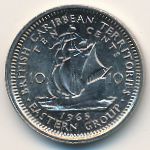 East Caribbean States, 10 cents, 1955–1965