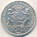 Andorra, 10 diners, 1984