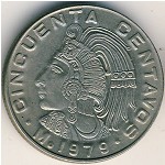 Mexico, 50 centavos, 1970–1983