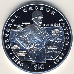 Liberia, 10 dollars, 1995