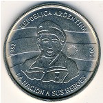 Argentina, 2 pesos, 2007